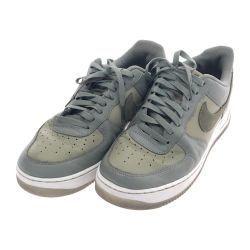 □□ NIKE ナイキ スニーカー SIZE 28cm AIR FORCE 1 '07 LV8 DARK STUCCO  FJ4170-002 ミディアムオリーフ x ナチュラルオリーブ Cランク