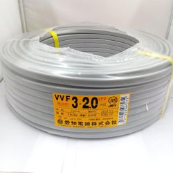 □□ 愛知電線 VVFケーブル 電材　3芯 2.0mm×100m Sランク