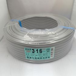 □□ 愛知電線  電材 VVFケーブル　3芯 1.6mm×100m 25.7製造 Sランク