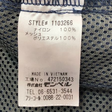  mont･bell モンベル ウィンドブラストベスト SIZE L 1103266 ネイビー