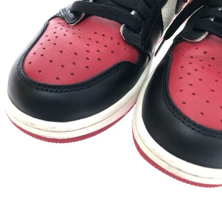  NIKE ナイキ スニーカー ハイカットスニーカー Air Jordan 1 Retro High OG SIZE 27cm 555088 610 ブラック×レッド