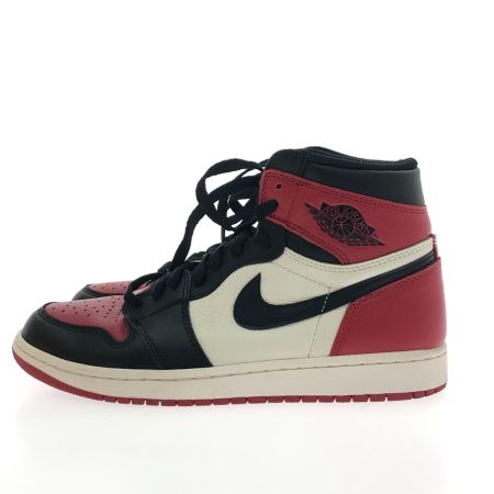  NIKE ナイキ スニーカー ハイカットスニーカー Air Jordan 1 Retro High OG SIZE 27cm 555088 610 ブラック×レッド
