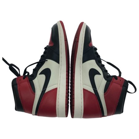  NIKE ナイキ スニーカー ハイカットスニーカー Air Jordan 1 Retro High OG SIZE 27cm 555088 610 ブラック×レッド