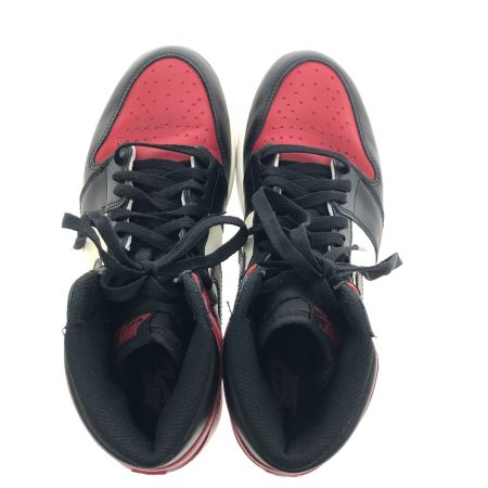  NIKE ナイキ スニーカー ハイカットスニーカー Air Jordan 1 Retro High OG SIZE 27cm 555088 610 ブラック×レッド