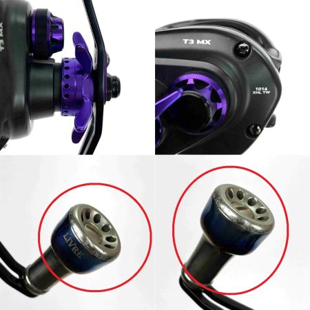  DAIWA ダイワ T3 MX 1016XHL TW 左ハンドル リブレハンドル装着 ベイトリール
