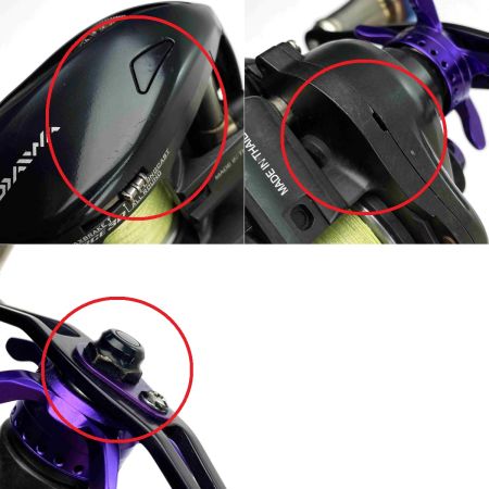  DAIWA ダイワ T3 MX 1016XHL TW 左ハンドル リブレハンドル装着 ベイトリール