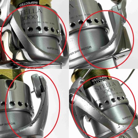  SHIMANO シマノ ステラ 3000 SC66F 左巻き 替スプール付き