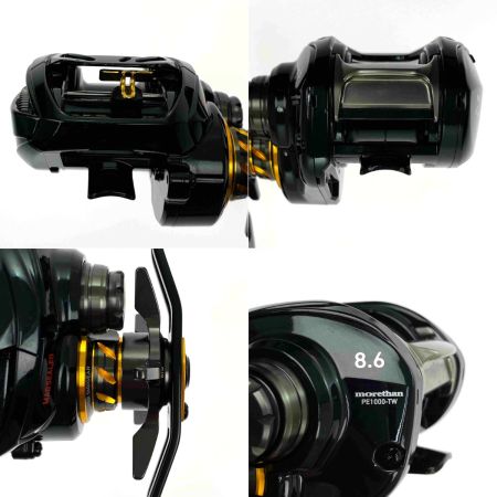  DAIWA ダイワ モアザン PE1000-TW 8.6 左ハンドル ベイトリール