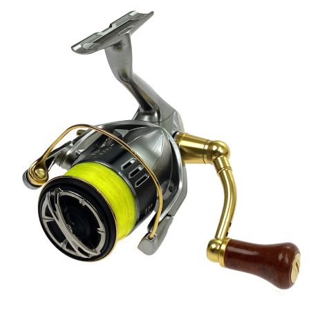  SHIMANO シマノ 15 ツインパワー C3000HG 03370 木製ハンドルノブ・リールスタンド付き