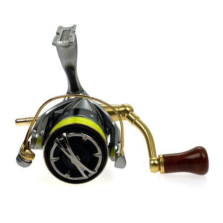  SHIMANO シマノ 15 ツインパワー C3000HG 03370 木製ハンドルノブ・リールスタンド付き