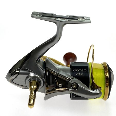  SHIMANO シマノ 15 ツインパワー C3000HG 03370 木製ハンドルノブ・リールスタンド付き