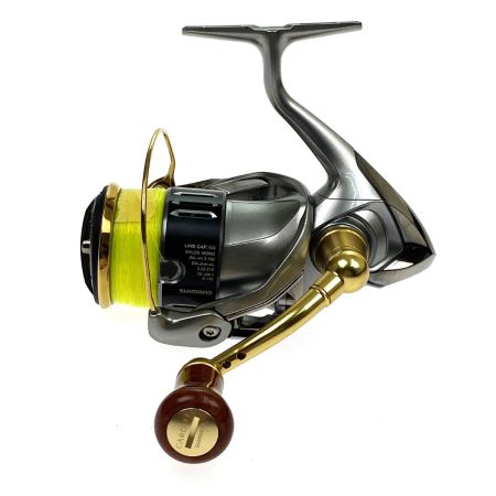  SHIMANO シマノ 15 ツインパワー C3000HG 03370 木製ハンドルノブ・リールスタンド付き