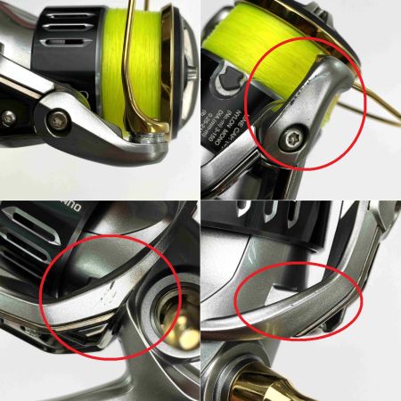 SHIMANO シマノ 15 ツインパワー C3000HG 03370 木製ハンドルノブ・リールスタンド付き
