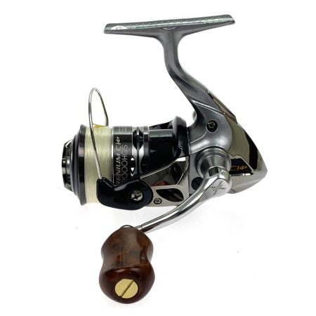  SHIMANO シマノ レアニウムCI4+ C2000HGS 02586 木製ハンドルノブ・リールスタンド付き