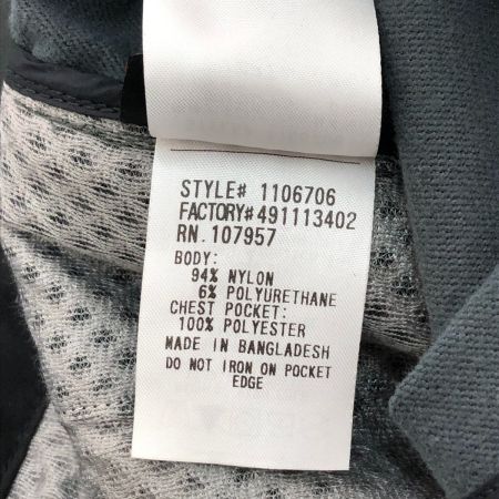  mont･bell モンベル パーカー ロッシュパーカー SIZE XL 1106706 ブラック×グレー