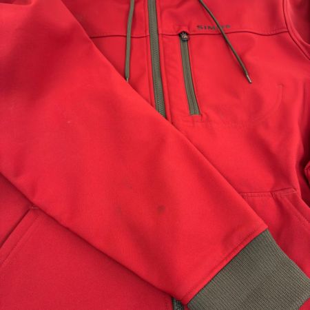  SIMMS フィッシングウェア ローグフーディ SIZE L 34981 レッド