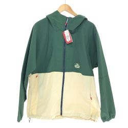 □□ CHUMS チャムス ジャケット キャンプフィールドフーディ SIZE XL CH04-1258 グリーン×ベージュ Aランク