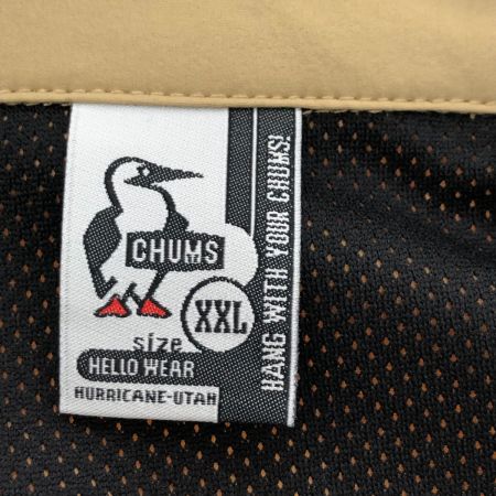  CHUMS チャムス ジャケット エアトレイルストレッチチャムスジャケット SIZE XXL CH04-1343 ベージュ×ブラック