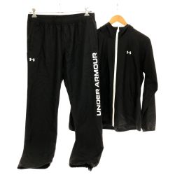 □□ UNDER ARMOUR アンダーアーマー セットアップ ウィンドブレーカー上下 SIZE XL 1357904 ブラック Bランク