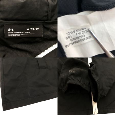  UNDER ARMOUR アンダーアーマー セットアップ ウィンドブレーカー上下 SIZE XL 1357904 ブラック
