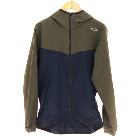  OAKLEY オークリー ジャケット ナイロンジャケット SIZE L  FOA400805 オリーブ×ネイビー
