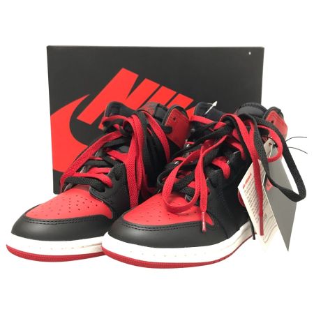  NIKE ナイキ ハイカットスニーカー AIR JORDAN 1 HIGH 85 BRED SIZE 25.5cm hv6674-067 レッド