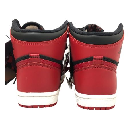 NIKE ナイキ ハイカットスニーカー AIR JORDAN 1 HIGH 85 BRED SIZE 25.5cm hv6674-067 レッド