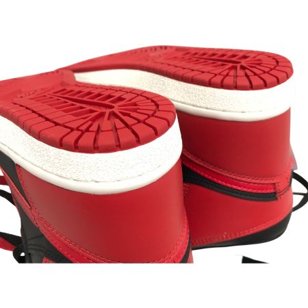  NIKE ナイキ ハイカットスニーカー AIR JORDAN 1 HIGH 85 BRED SIZE 25.5cm hv6674-067 レッド