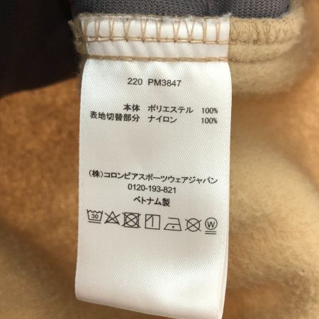  Columbia コロンビア ジャケット ハインドピナクルジャケット SIZE M フリース5500 PM3847 ベージュ×ブラック