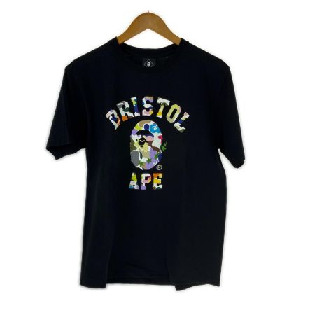  A BATHING APE×F.C.R.B Tシャツ SIZE M 古着 ブラック