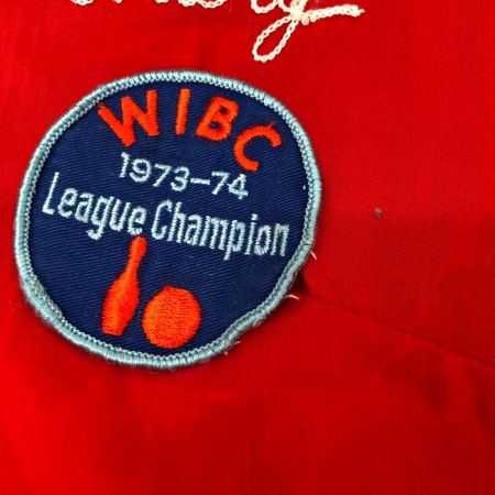  60~70s King Louie シャツ ボーリングシャツ SIZE 34 古着 Permanent Pressタグ レッド