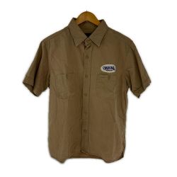 □□ TENDERLOIN テンダーロイン シャツ 半袖ワークシャツ SIZE S 古着 ベージュ Cランク