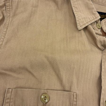  TENDERLOIN テンダーロイン シャツ 半袖ワークシャツ SIZE S 古着 ベージュ