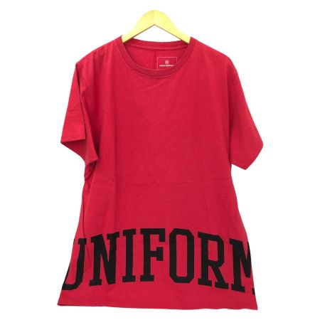  uniform experiment Tシャツ 古着 SIZE 2  UE-167016 レッド