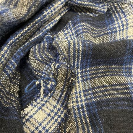 80s McGREGOR カーディガン ガウンカーディガン 古着 SIZE 不明 チェック イギリス製 ネイビー