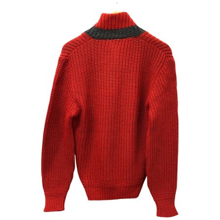  30~40s The Pig and Whistle ニット ショールカラーニット 古着 レッド