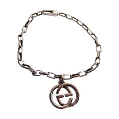  GUCCI グッチ ブレスレット　インターロッキング Bランク