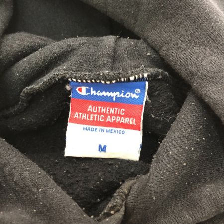  00s Champion パーカー プルオーバーパーカー SIZE M メキシコ製 古着 ブラック