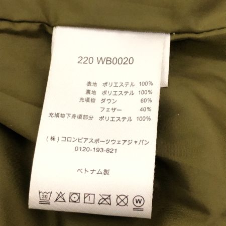  Columbia コロンビア ジャケット パイクレイクフーデッドジャケット SIZE L  220WB0020 オリーブ