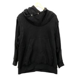 □□ glamb グラム パーカー ビッグドロップフーディー SIZE S GB0422/CS02 ブラック Cランク