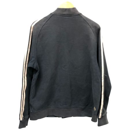  adidas アディダス ジャケット ヴィンテージスナップジャケット SIZE L RUNDMC 90's 古着 APU002 ダークグレー