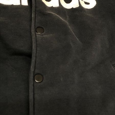  adidas アディダス ジャケット ヴィンテージスナップジャケット SIZE L RUNDMC 90's 古着 APU002 ダークグレー