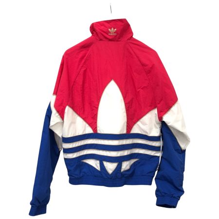  adidas アディダス ジャケット ナイロンジャケット トレフォイルロゴ SIZE M  GE6224 ショッキングピンク×ブルー×ホワイト