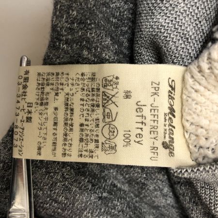  FilMelange パーカー Jeffrey SIZE 2 ZPK-JEFFREY-RFU グレー