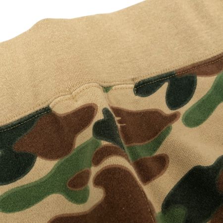 A BATHING APE アベイシングエイプ パンツ スウェットパンツ SIZE M カモフラージュ柄 グリーン