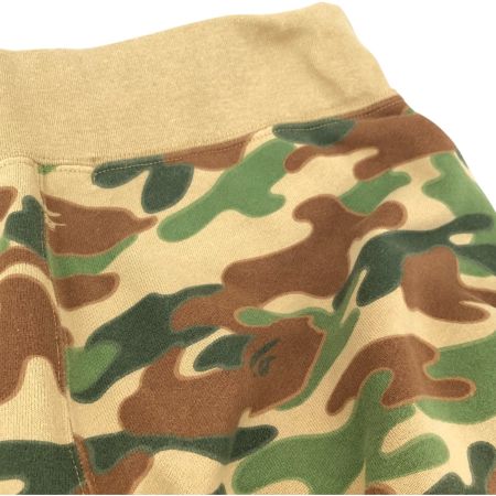  A BATHING APE アベイシングエイプ パンツ スウェットパンツ SIZE M カモフラージュ柄 グリーン