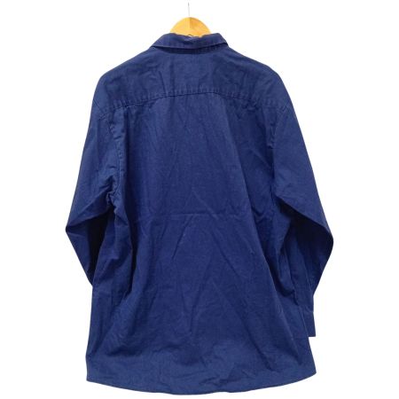  00s RED KAP シャツ ワークシャツ SIZE XL ホンジュラス製 古着 ネイビー