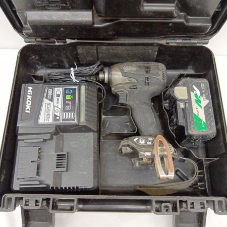HiKOKI ハイコーキ コードレスインパクトドライバ WH18DDL2 ブラック