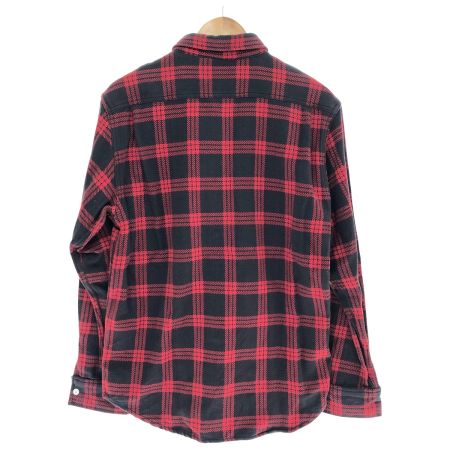  70~80s FIVE BROTHER シャツ ネルシャツ SIZE XL チェック 古着 レッド×ブラック