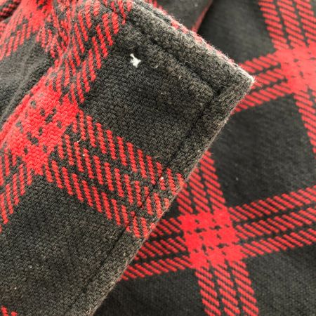 70~80s FIVE BROTHER シャツ ネルシャツ SIZE XL チェック 古着 レッド×ブラック